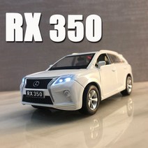 오토아트 자동차 다이캐스트 1:32 렉서스 SUV RX350 자동차 모델 합금 다이 캐스팅 장난감 아이 & Birt, 03 withbox white