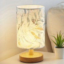 밝기조절 협탁 무드등 원형 스탠드조명 나뭇잎 침실 거실 독서등 자취방 램프