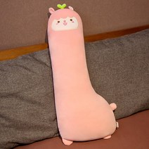 바디필로우 모찌 캐릭터 악어 롱쿠션 긴베개 대형 동물 임산부 수면인형, 알파카, 1.4m(커버+솜) 탈부착 및 세탁 가능