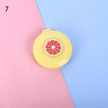 미니 귀여운 부드러운 눈금자 휴대용 개폐식 테이프 측정 높이 센티미터 인치 롤, 05 7