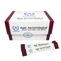 암브로티아 AG300S3 AGAR 스틱형 3g x 100ea 과립형 미생물 배양 실험 배지 bacteriological 바이오피스