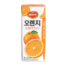 델몬트 드링크 오렌지, 190ml, 16개