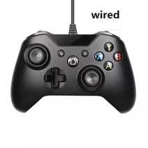 xbox컨트롤러 one s용 one 컨트롤러용 무선유선 게임 패드 x box one s, 블랙1 유선