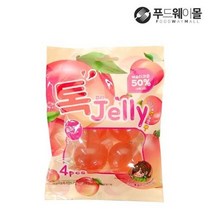 스위트조이 톡젤리 복숭아맛 160g 40gX4개, 4개