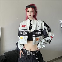 야구점퍼 항공점퍼 여성 남자 봄 미국 복고풍 디자인 분리형 야구 유니폼 여성용 새로운 스타일 오토바이