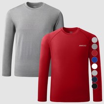 아르메데스 사방스판 긴팔 쿨티셔츠+사방스판 쿨티셔츠 2매