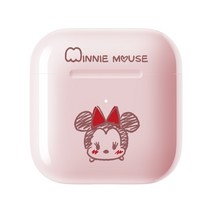 기존 disney ly-202 tws 이어폰 무선 블루투스 5.0 스포츠 소음 감소 게임용 헤드폰 터치 컨트롤 2022, ly-202 핑크 미니