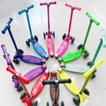 마이크로킥보드 맥시T 디럭스 LED 유아킥보드, 쇼킹핑크