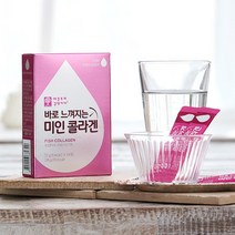 애플트리김약사네 바로 느껴지는 미인 콜라겐 스틱 생선콜라겐 펩타이드 피부미용 피쉬콜라겐 석류맛 히알루론산 비타민C, 1박스