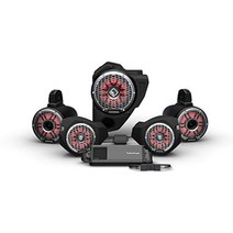 Rockford Fosgate rzr14rc-stg6 오디오 키트: Ride Command 3방향 인터페이스 1500와트 앰프 m2 컬러 Optix 멀티컬러 LED 조명 전면