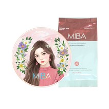 미바 이온칼슘 왕쿠션 시즌2 25g 본품+리필 (SPF50+), 미바 본품+리필 왕쿠션 23호