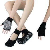 칼노 요가장갑 요가 장갑과 요가 양말, 블랙