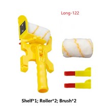 페인트 Edger 롤러 브러시 안전 도구 페인트 롤러 장식 페인트 롤러 클리너 클린 컷 Porta 벽 페인트 디자인 롤러, 04 Long 5pcs set