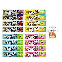 롯데제과 왓따 23g 콜라 4개 + 망고 4개 + 청포도 4개 + 복숭아 4개 (합16개) + (사은품 크루드사탕 6.5g 3개)