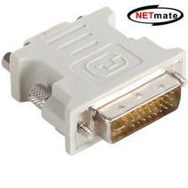 모니터 케이블 변환 젠더 VGA DVI-I 단자 변환 젠더, 20개