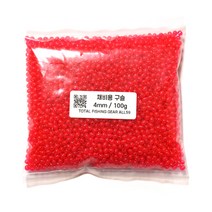채비용 핑크구슬 대용량 벌크 자작채비 원투 갈치 한국낚시, 4mm