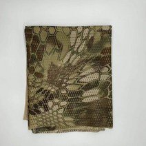 군사 전술 스카프 위 메쉬 목 스카프 KeffIyeh 스나이퍼 페이스 스카프 베일 Shemagh 헤드 랩 야외 캠핑 사냥, 01 160x50cm, 08 Mangrove Green