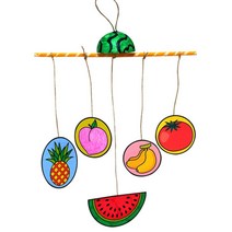 PGM1*^몰여름 과일 모빌 만들기 6개묶음 만들기수업재료 미술 만들기패키지 공작 시간 유치원교구 용교구 만들기세트^*1췤pgm, a^^*옵션없슴