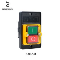 보루방 탁상드릴 태핑 머신 스위치 220V 380V 방수 버튼 KAO-5M 벤치 드릴링 산업 제어 스위치를 선명하게, [01] KAO5M