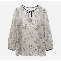 써스데이아일랜드 [여성]배색 패턴블라우스(T226MBL142W) 395628