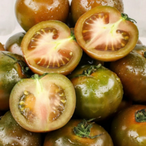 더프루츠 고당도 흑토마토 검은토마토 블랙토마토 쿠마토 흑대추 방울토마토, 흑토마토 2kg, 1개