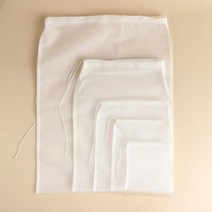 200mesh 재사용 가능한 너트 우유 백 s-xxl 나일론 파인 메쉬 아몬드 우유 백 스트레이너 파인 메쉬 나일론 치즈클로스 콜드 브루 커피 필터, 20x30cm