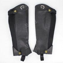 승마 장비 승마챕 가죽챕 보호장비 미끄럼방지 소가죽 승마 레깅스, 블랙 XL다리둘레 40