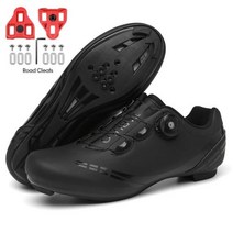 자전거신발 클릭슈즈 산악자전거신발 남성 사이클링 스니커즈 Mtb 신발 레이싱 자전거 자동 잠금 속도 여성 스피드 클릿 산악 도로 2023, Road-black-Lock+44