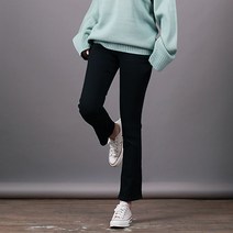 스댕클럽 여성용 히든밴드 슬림핏 블랙 청바지 SKD7145