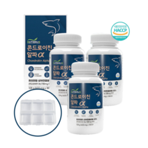 관절엔 콘드로이친 상어연골 분말 콘도로이친 600mg 180정 3통