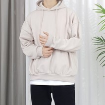컴클로젯 남자 후드티이쁜곳 어깨 넓어보이는 오버핏 두꺼운 기모 무지 후드티 AK0383