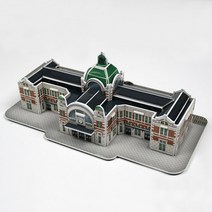 핸디몰 3D입체퍼즐(56종모음)3D입체모형 뜯어만들기, 서울역, 30피스