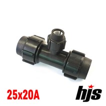 HJS PE 이경 티 25x20A (이경 T 나사조임식 25mm 20mm), 1개