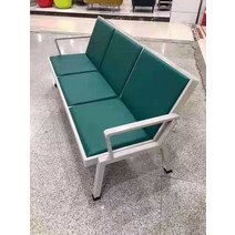 공항의자 라운지용 공공 학교 병원 대기 체어 정류장, 4인용 블랙