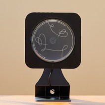 감성플레이어 벽걸이CD플레이어 DVD플레이어 블루투스스피커, 블랙, CD+DVD플레이어