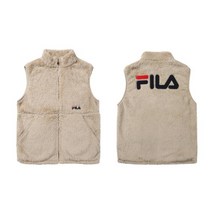 휠라 키즈 베이직 보아 후리스 조끼 플리스 베스트 뽀글이