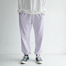 남자 남성 3단쭈리 면 트레이닝 밴딩 조거 팬츠
