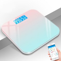 전자 정밀 가정용 접시 업소용 저블루투스 바디 스케일 BMI 욕실 저울 스마트 전자 LCD 디지털 무게 밸런스, 러시아, pink