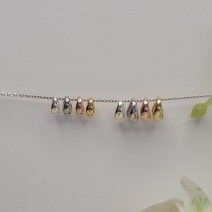 실버 925 목걸이 부자재 삼각 베일 고리 장식 대/소 ( 실버 부자재 DIY 만들기 재료 ), 소, OR