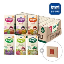 매일유업 요미요미 유기농주스 125ml 24팩 6종혼합(과일믹스+사과배포도+사과배+야채믹스+레드비트골든사과+보라당근포도 각4팩)+사은품 증정