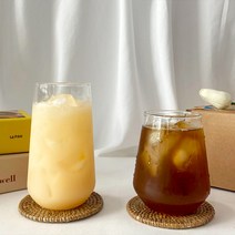 홈카페 유리컵 투명 내열 글라스 아이스잔 칼립소 무지 언더락 텀블러, 칼립소 무지 텀블러(470ml)