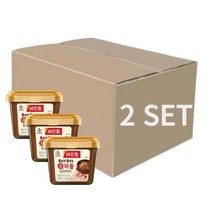 해찬들 청양초/차돌/바지락꽃게 된장찌개양념 요린이된장 450g X3 차돌, 2개