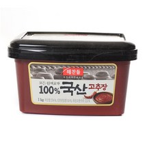 CJ제일제당 해찬들 국산고추장 1kg, 1개