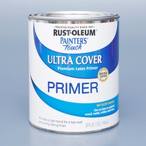 [Rust-Oleum] 러스트올럼 울트라 커버 프라이머 / 수성프라이머 / WHITE PRIMER / 1/2 pint quart, 1／2 pint ／ 237ml ／ 267268, 237ml, 1개