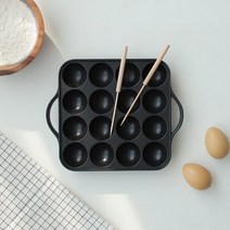 국내생산 타코야끼 팬 16구 송곳2P