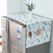 세탁기덮개 건조기 전자레인지 냉장고 방수 커버 39, K82 -깃털, 54x130cm