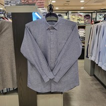 NC불광점 예작 **노아이롱 셔츠 인기상품!!**청네이비 카츠온 솔리드 일반핏 긴팔 셔츠 YJ2FBR112NY