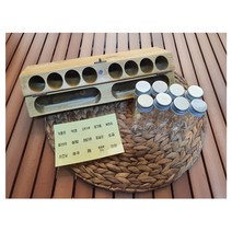 RHJ571892제이현 캠핑 우드 양념통 양념박스 5가지 각인 국내산 유리병 8P 고급양념통 캠핑카 카라반 랜턴양념통, 텐트, 유리병2개 추가