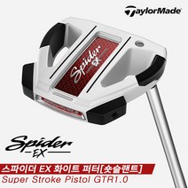테일러메이드 2021 스파이더 EX(SPIDER EX) #3 퍼터[남여공용][화이트][숏슬랜트][말렛형], 선택완료, 33인치:퍼터