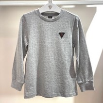 [게스키즈] 삼각와펜 라운드티셔츠 미니 삼각 와펜 TS G27KDT961-B2